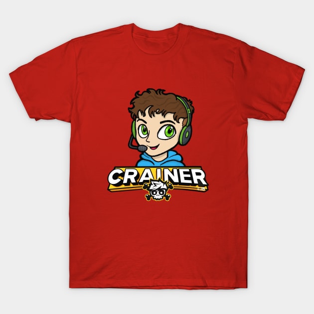 Crainer Cartoon Portrait T-Shirt by Sketchy